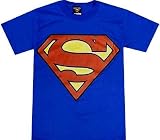 Superman T-Shirts with a Super Size shield for men