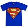 Superman T-Shirts with a Super Size shield for men