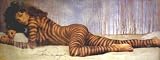 Catwoman - Nude Women Art - Vintage Door Poster