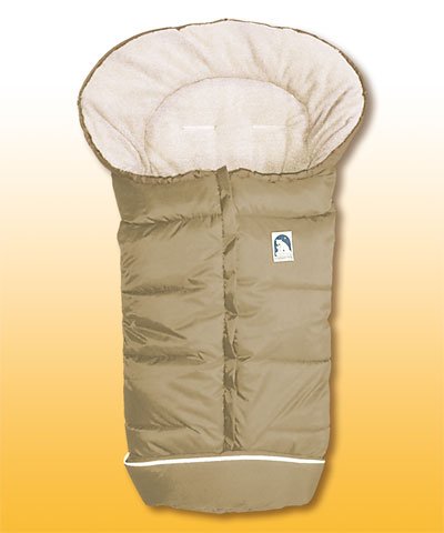 Eisbärchen Winter-Fußsack Sand / Beige