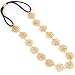 Hot Lovely Metallic Sweet Lady Hollow Rose Flower Elastic Hair Band Headband - Gold