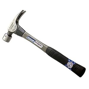 Vaughan TTC1FG 16-Inch, 16-Ounce TiTech Milled-Face Titanium Hammer with Fiberglass Handle