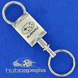 New Subaru Logo Stylish Chrome Valet Key Chain Ring