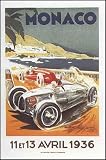 Monaco Grand Prix 1936, Art Poster by George Ham