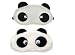 Jenna Eye Cross Panda Sleeping Eye Mask White,Free size (Pack of 2) RS.399.00