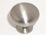Med Knob - Med Round Knob in Brushed Satin Nickel