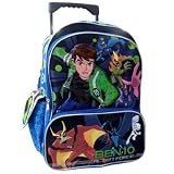 Ben 10 Alien Force Large Rolling Backpack - Ben 10 Wheeled Backpack