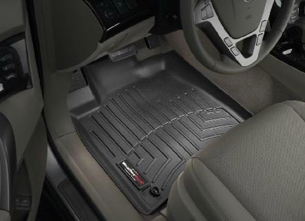 2007-2011 Acura MDX Black WeatherTech Floor Liner (Full Set)