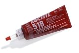 Loctite 51831 518 Gasket Eliminator, Anaerobic Solvent Resistant Gasketing, Red 50mL tube