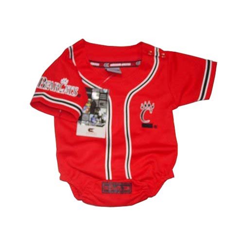 Buy Cincinnati Bearcats - University of -NCAA Baseball Infant baby Onesie Jersey 0-12 months by Colosseum