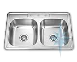 Polaris Sinks 205T Topmount Double Bowl