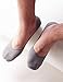 Vero Monte 4 Pairs Mens No Show Socks *Heel Silicon Non-Slip Grips*