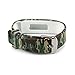 HoneyLife Fitbit Flex Cute Silicone Replacement Wristband Bracelet/ Wireless Activity and Sleep Tracker Accessory Band with Safety Watch Buckle + Fastener Ring (Camo Pattern - Pack of 2)