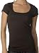 Bella Ladies Sheer Rib Short Sleeve Scoop Neck T-Shirt. 8703
