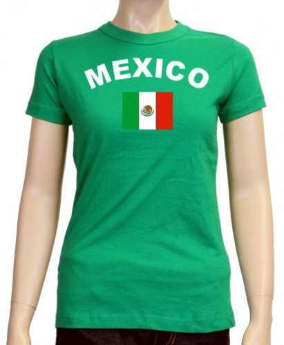 Mexico T-Shirt girly grün, Gr.S