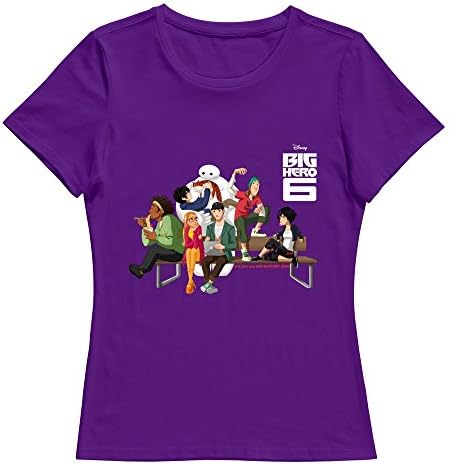 HAGBK Women Big Hero 6 T-shirt S Purple