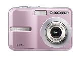 Samsung S860 Digitalkamera (8 Megapixel, 3-fach opt Zoom, 6,1 cm (2,4 Zoll) Display) pink