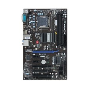 MSI Intel Core 2 Quad/ Intel G41/ 2DDR3 - 1066OC/ GbE ATX Motherboard P41-C31