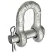CM M547G Round Pin Midland Super Strong Chain Shackle, Carbon Steel, 5/16" Size, 1 ton Working Load Limit