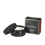 Edwin Jagger 99.9% Natural Traditional Shaving Soap In Travel Tub - Sandalwood, 2.3-Ounce