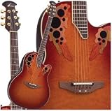 Ovation Celebrity Deluxe CSE44 Acoustic-Electric Guitar, Autumn Burst Birdseye