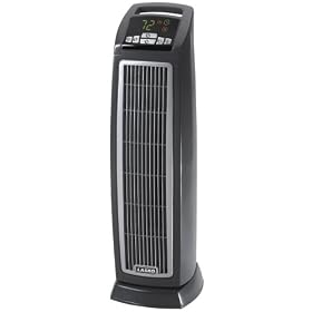 Lasko 5141 24-Inch Oscillating Ceramic Tower Heater