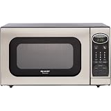 Sharp R-405KS 1.4-Cubic Feet 1100-Watt Microwave Oven, Stainless Steel