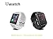 Alike U8 Bluetooth Smart Watch with Camera Touch Screen for iOS and Android Smartphones, White