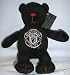 This Manchester United Black Beanie Bear is a soft fabric with a beanie bottom allowing it to sit 
upright. This bear features a silver embroidered club crest on its chest. This is an official 
Manchester United product and is produced under licence for Manchester United Football Club. To see 
more of our Manchester United items simply click on the links from the left-hand menu.� There is a 
large selections of kids and adults products available including Home kits, Away kits, Training wear 
and Souvenirs.