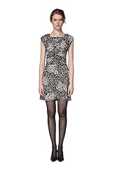 Sheath Polyester/Spandex Leopard Print Cap Sleeves Sleeveless  Dress