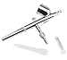 Zicac 0.3mm Gravity Feed Dual-Action Airbrush Paint Spray Gun Kit Set Deal for Artwork, Nail art beauty, Body art, Design painting, Model painting, Fine line work plastic models, hobbies cake decorating