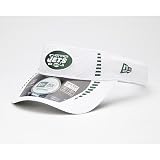 NFL Unisex Adult New York Jets Training Camp Visor (White, One Size Fits All)