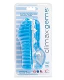 Climax gems hand job stroker - aquamarine