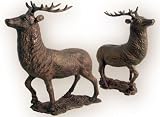 HUGE Elk Deer Bank Cast Iron