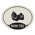 European Style Shih Tzu Car Magnet
