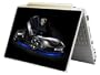 Bundle Monster MINI NETBOOK Laptop Notebook Skin Sticker Cover Art Decal - 7" 8" 9" 10" - Fit HP Dell Asus Acer Eee Compaq MSI - Black Lamborghini