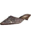 Embellished satin mule