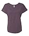 Next Level Ladies' Triblend Dolman L VINTAGE PURPLE