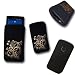Etui Handy Tasche H�lle Handytasche Schutzh�lle Gold Flower K07 f�r Nokia C2-02