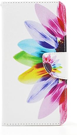 imagexia - For Apple iPhone 6 6S [4.7 inch] Case , [WALELT CASE] With Card Slot Style Fresh Flower Premium PU Leather [Stand View] Flip Skin Cover Protective Shell