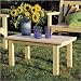 Rustic Cedar - English Garden Indoor or Outdoor Coffee Table