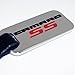 High-End Motorsports Chevrolet Camaro SS Chrome Leather Strap Key Chain/Fob - Engraved Black & Red Logos - USA
