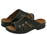Clarks Shae Leather Slide Sandal