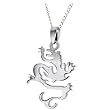 Stainless Steel Chinese Dragon Pendant Necklace