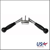 Triceps Press Down V Bar with Swivel & Rubber Grip