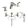 Moen T6820BN-9000 Method Two-Handle Low Arc Bathroom Faucet with Valve, Brushed Nickel