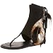 Koolaburra Women's Kythira Feather-2 Ankle-Wrap Sandal