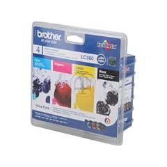 4 Original Brother Patronen LC-980 LC980 DCP-145C MFC-250C