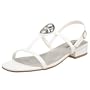 Annie Shoes Women's Debbie Sandal,White,6.5 W US