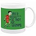 Being a Administrative Assistant is not for wimps Occupations Mug (Green, Ceramic, 11oz.)